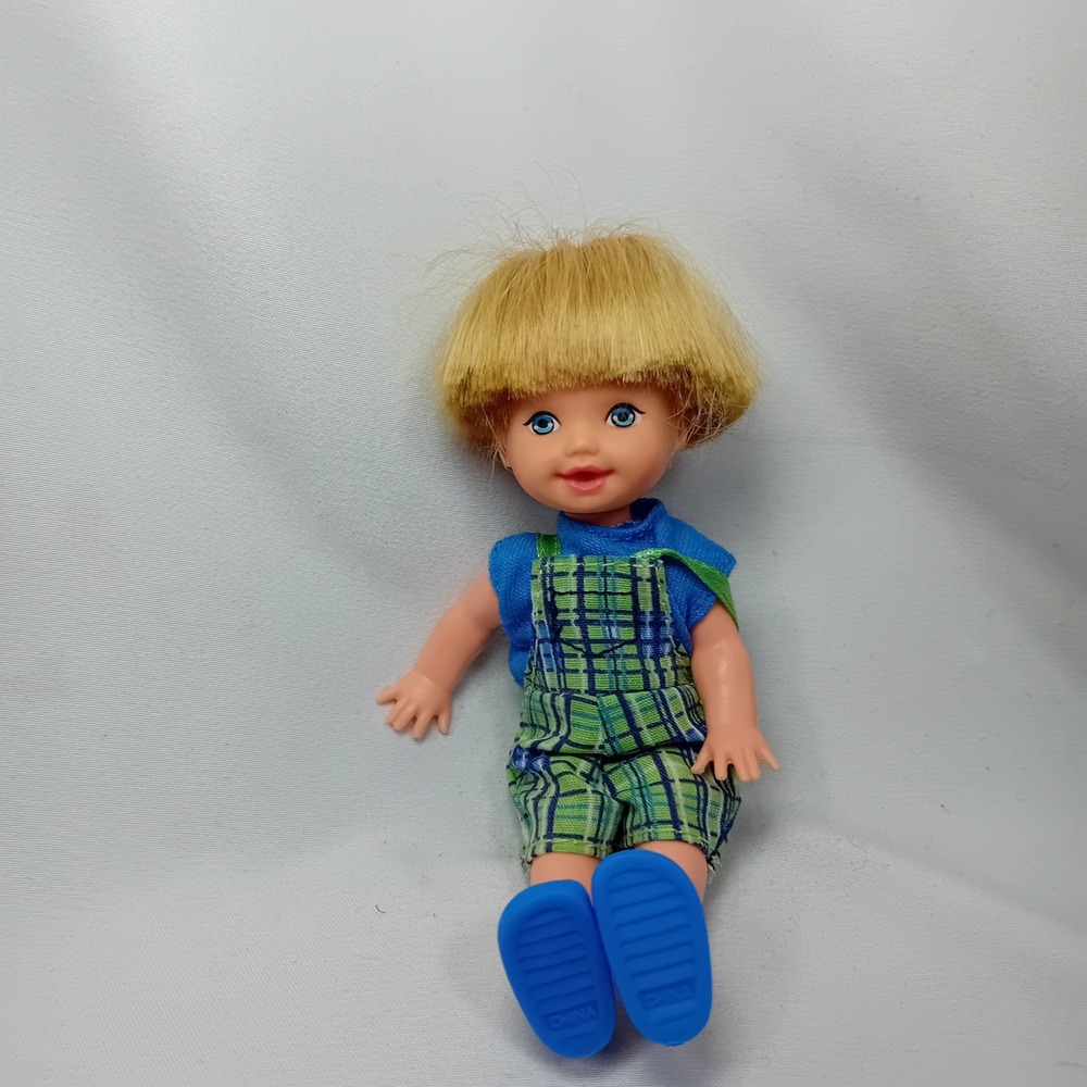 1996 VTG Y2K Tommy Baby Brother Of Ken Kelly Barbie Friend Babydoll Redressed 4" - Picture 9 of 14
